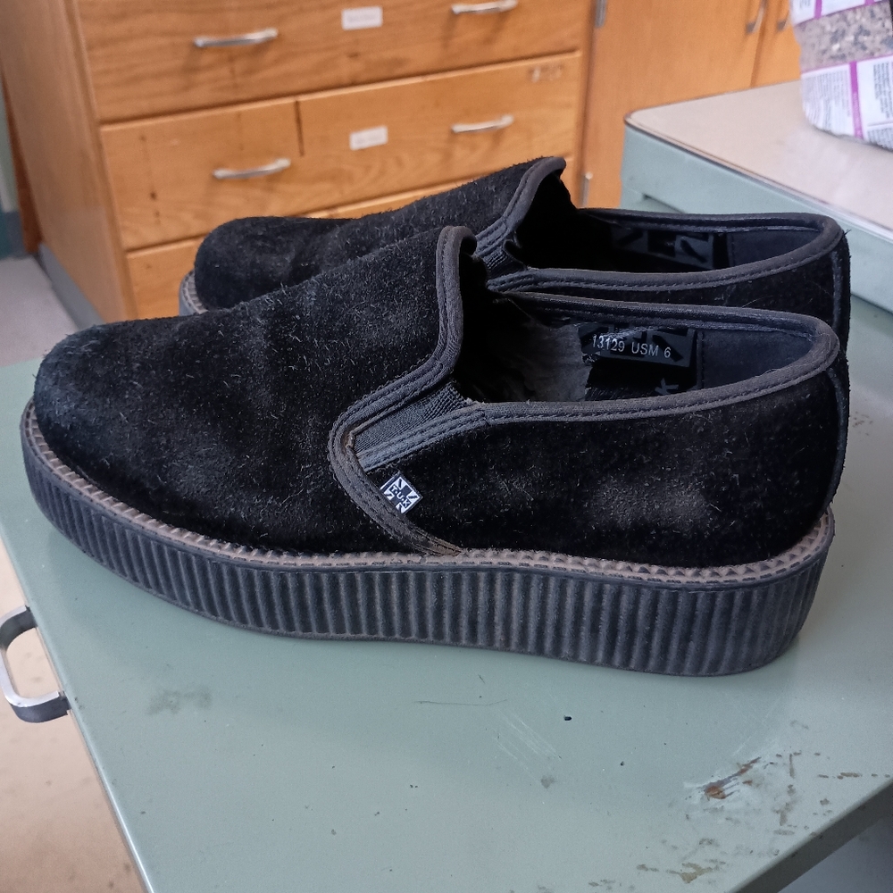 Black Suede Creepers